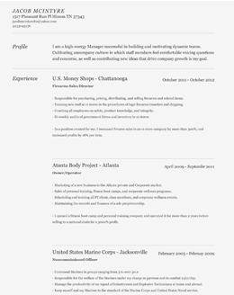 free resume templates